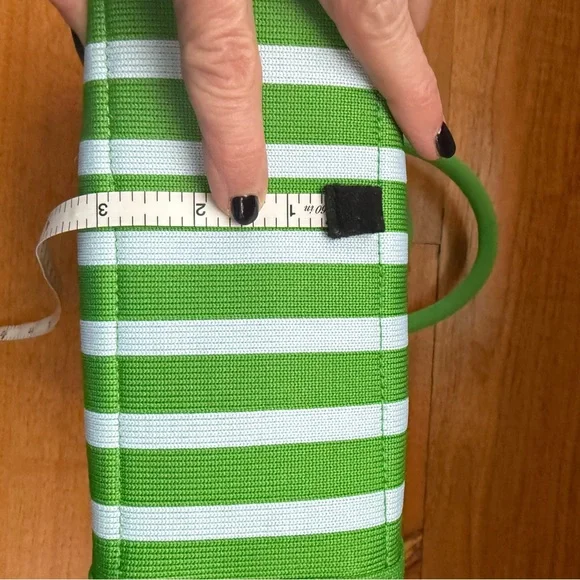 NWOT Kate Spade New York x Target Green and White Stripe Knit Crossbody Bag OS - Picture 8 of 16